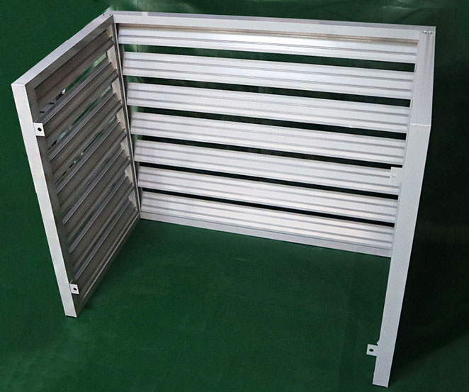 鋁合金空調罩展示